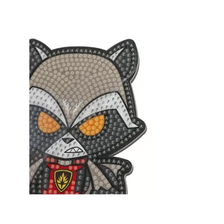 Набор для творчества Енот Ракета Crystal Art CAFGR-MCU012