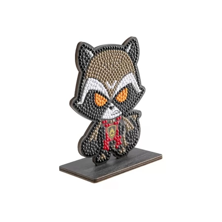 Набор для творчества Енот Ракета Crystal Art CAFGR-MCU012