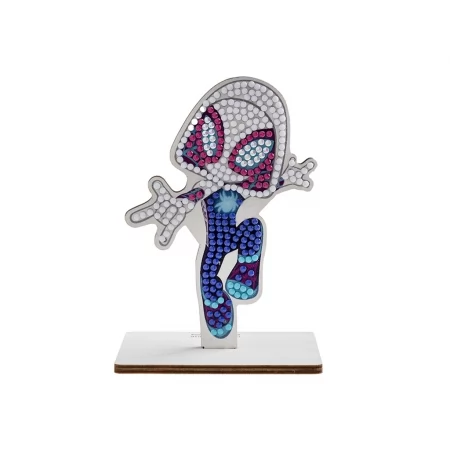 Набор для творчества 3D фигурка женщина-паук со стразами, Crystal Art CAFGR-MCU016