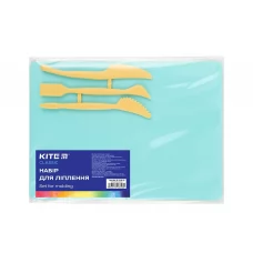 Набор для лепки мятный Classic, Дощечка 18х25 см, 3 стека, Kite K-1140-18