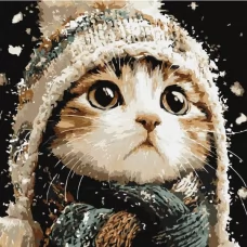 KHO "Снежный котик" 40х40см KHO "Снежный котик" 40х40см