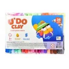 Набір для творчості U'DO Clay 36 кольорів, 6грам, Strateg 30899