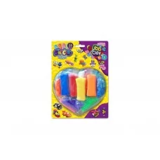 Набор для творчества из пластилина на блистере Air Clay+Bubble Clay, Danko Toys