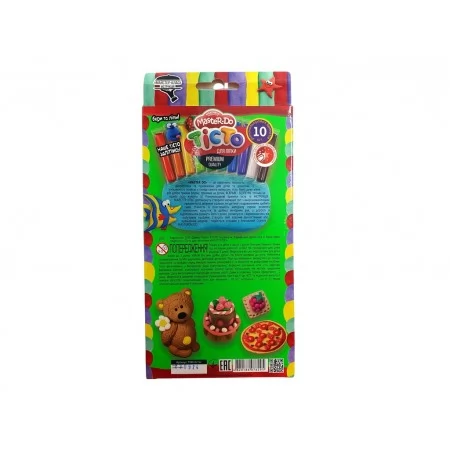 Тісто для ліплення Master Do 10 кольорів, Danko Toys