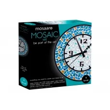 Набір для творчості, Скляна мозаїка Годинник круглий, Level 4, Mosaaro MA4001