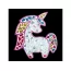 Набір для творчості, Скляна мозаїка Єдиноріг для дітей, Kids collection, Mosaaro MA7004