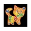 Набор для творчества, Стеклянная мозаика Котик для детей, Kids collection, Mosaaro MA7006