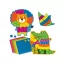 Набір для творчості зі плюшевою мозаїкою Лев та Крокодил, Vladi Toys VT4511-18