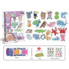 Алмазные стикеры BabyToys A 5503-18 с 16 пакетиками