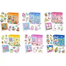Алмазна мозаїка BabyToys C 53020 з картиною та брелоком, 6 видів