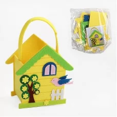 Аппликация из фетра BabyToys детали для сумочки разные цвета