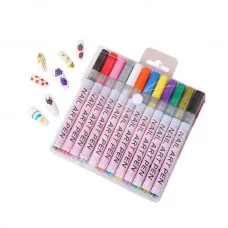Фломастеры 12 цв (для рисунков на ногтях) Nail Art Pen, Имп Фломастеры 12 цв (для рисунков на ногтях) Nail Art Pen, Имп