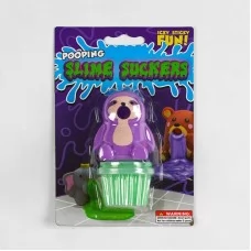 Детский лизун антистресс BabyToys Ленивец разноцветный