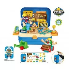 Рюкзак набір BabyToys 8745 з тістом для ліплення та машинками