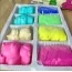 Кинетический песок для творчества BabyToys YY 1684 800г разные цвета