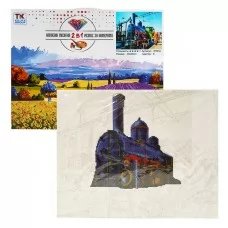 Алмазная мозаика TK Group Локомотив 40х50 см для детей