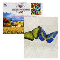 Алмазная мозаика TK Group 78645 Метелики 40x50 см