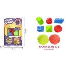 Кинетический песок для творчества BabyToys 400г 2 цвета Кинетический песок для творчества BabyToys 400г 2 цвета