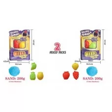 Кинетический песок BabyToys 1909, 200 г, 3 формы для творчества Кинетический песок BabyToys 1909, 200 г, 3 формы для творчества