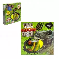 Кинетический песок Danko Toys Dino Boom Box с формочками