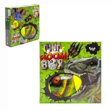 Кинетический песок Danko Toys Dino Boom Box с формочками