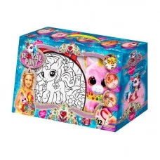 Игрушка-раскраска Royal Pony RP-01-08U с мягкой игрушкой и красками