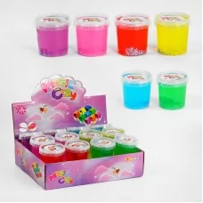 Лизун з блискітками BabyToys C53095 набір 12 штук