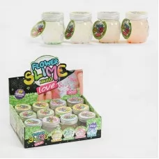 Слайм дитячий BabyToys з кольорами, прозорий, 12 штук
