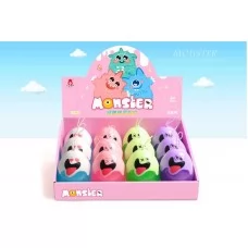 Слайм дитячий BabyToys C 66396, набір 12 штук, різні кольори