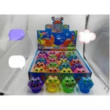 Слайм дитячий BabyToys різні кольори набір 24 штуки