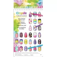 Набір для нейл-арту Crayola Creations з наліпками 30 стор. 04-1275 Набір для нейл-арту Crayola Creations з наліпками 30 стор. 04-1275