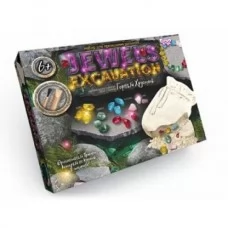 Набір для проведення розкопок "JEWELS EXCAVATION" камені укр ДАНКО ТОЙС JEX-01-02