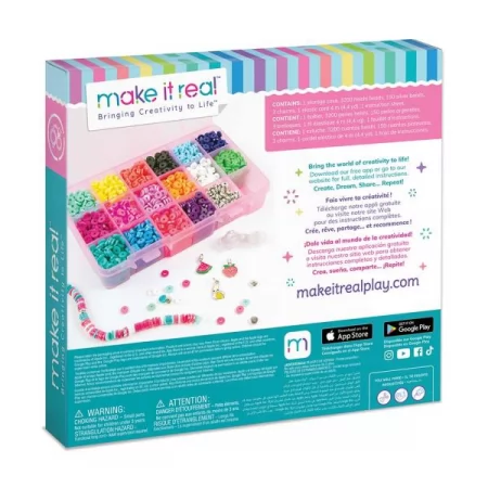 Набор для создания браслетов Make it Real Хейши Яркий кейс MR1741