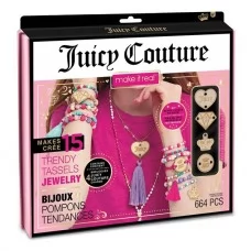 Набір для створення шарм-браслетів Make It Real Juicy Couture Модні прикраси з пензлями 664 ел. MR4415 