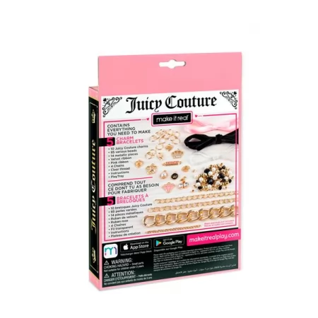 Набір для створення шарм-браслетів Make it Real Juicy Couture Королівський шарм 117 ел. MR4431 Набір для створення шарм-браслетів Make it Real Juicy Couture Королівський шарм 117 ел. MR4431
