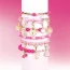 Набор для создания шарм-браслетов Make it Real Juicy Couture Розовый стиль 185 эл. MR4413