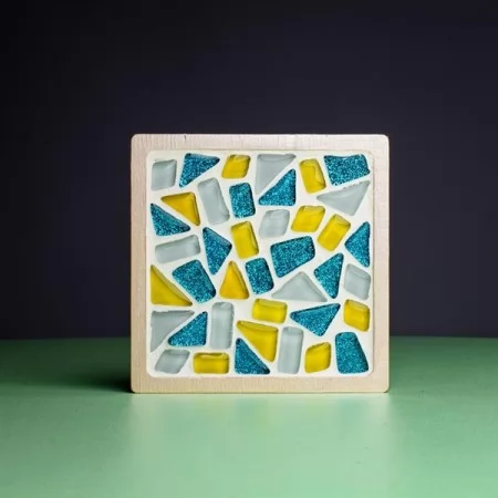 Набір для скляної мозаїки Mosaaro Підставки для чашок квадратні MA1002