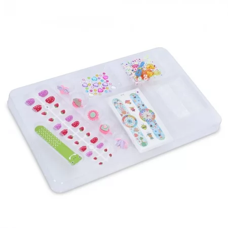 Набор для творчества с бисером и наклейками на ногти BabyToys