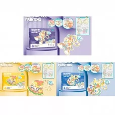 Набор для творчества BabyToys 708 фигурка-раскраска с красками и наклейками