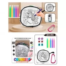 Кошелек-раскраска единорог BabyToys с фломастерами
