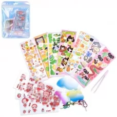 Набор для творчества BabyToys 899-84 с подвесками, наклейками и пинцетом