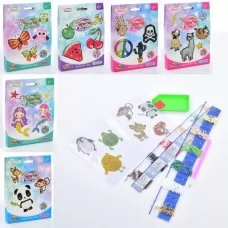 Алмазная мозаика BabyToys FG24030101B 6 видов фигурок