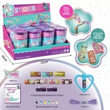 Набор для браслетов с бусинами и наклейками BabyToys KSY987-4