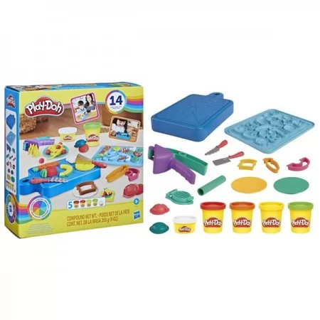 Набір для творчості Play-Doh Маленький Шеф з пластиліном F6904 Набір для творчості Play-Doh Маленький Шеф з пластиліном F6904