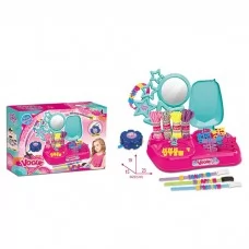 Набор для творчества BabyToys YK6627 браслеты с бусинами буквы 4 цвета