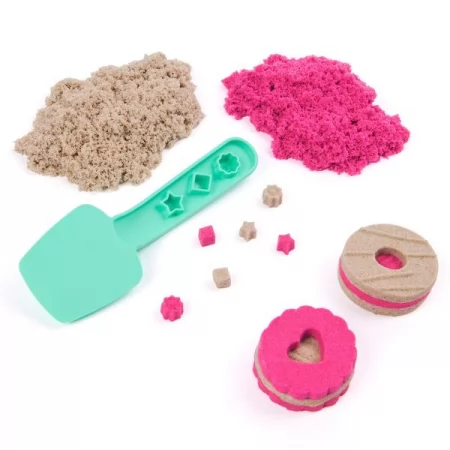 Набор кинетического песка Kinetic Sand Цветное печенье с аксессуарами Набор кинетического песка Kinetic Sand Цветное печенье с аксессуарами