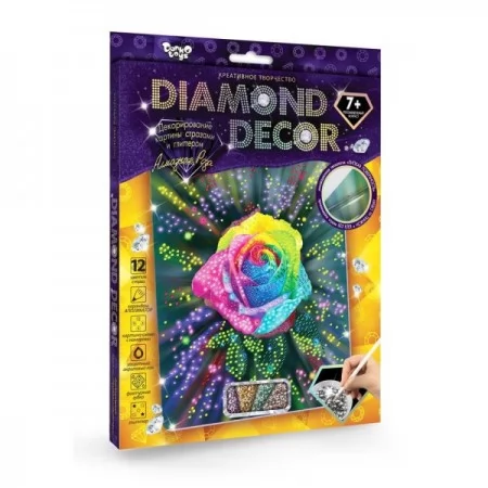 Набор креативного творчества "DIAMOND DECOR" ДАНКО ТОЙС DD-01-01,02..07,09,10,11