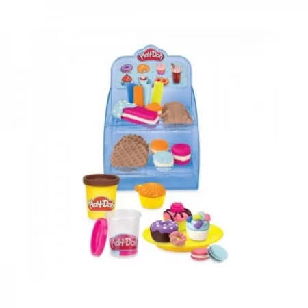 Набор с пластилином Play-Doh Разноцветное кафе F5836 Набор с пластилином Play-Doh Разноцветное кафе F5836