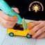 Набор стержней для 3D-ручки 3Doodler Start Микс 75 шт. оранжевый, желтый, зеленый 3DS-ECO-MIX2-75