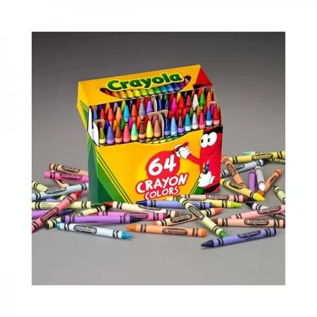 Набор восковых мелков Crayola Crayons 64 цвета 52-6448